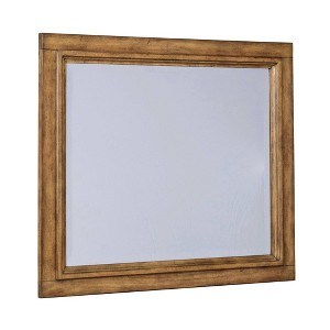 Home Styles Sedona Landscape Mirror Toffee Brown: Beveled Glass, Mahogany & Cherry Veneers, Wall Mountable - 1 of 3
