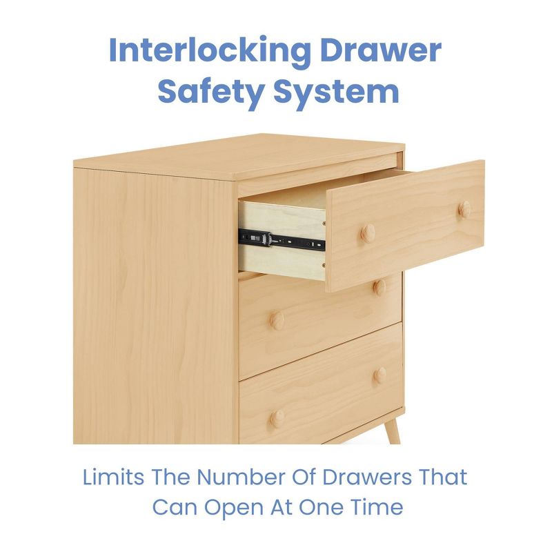 Delta Children Jordan 3 Drawer Dresser with Interlocking Drawers, 5 of 13