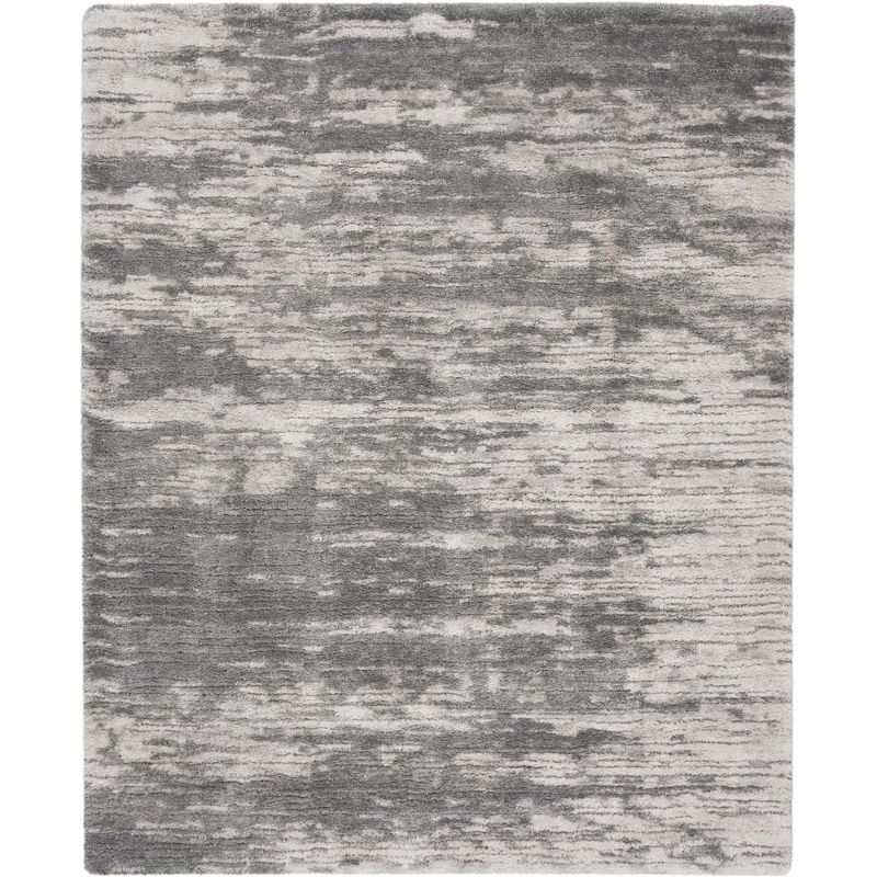 Nourison Luxurious Shag Abstract  LXR02  Area Rug, 1 of 11