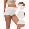 INSPIRE CHIC Women's Full Coverage Maternity Underwear Plus Size High Waisted Ice Silk Invisible Breathable Panties - 3 of 4