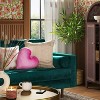 Reversible Velvet Heart Throw Pillow - Opalhouse™ - 2 of 4
