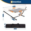 2-Person Instant-Setup Hammock with Steel Frame, Carry Bag, 450lb Capacity, Portable for Camping/Beach - 2 of 4