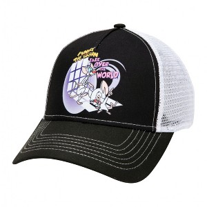 Adult Pinky and The Brain Take Over The World Adjustable Hat - 1 of 4