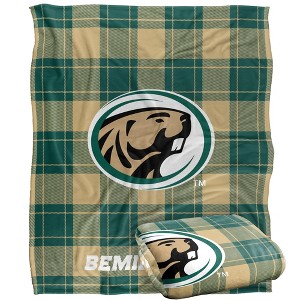 Bemidji State University Campus Plaid Spirit Silky Touch Super Soft Throw Blanket 50x60 - 1 of 4