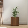 vidaXL Planter Box Brown Oak 15.7"x15.7"x15.7" Engineered Wood - 4 of 4