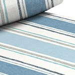 french blue linen stripe