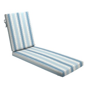 ARDEN Foam Outdoor Chaise Lounge Cushion, 21 x 72, made with ProFoam, Rain-proof, Fade Resistant - 1 of 4