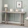 VYNXARIA 59.84-Inch Light Gray Console Table for Entryway and Living Spaces - 3 of 4