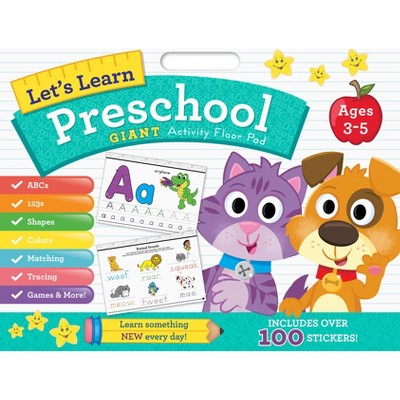 Let's Learn Giant Activity Floor Pad: Preschool - by  Kidsbooks Publishing (Paperback)