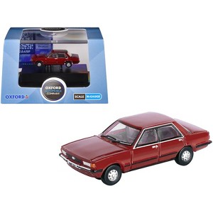 Ford Cortina MKV RHD (Right Hand Drive) Cardinal Red 1/148 (N) Scale Diecast Model Car by Oxford Diecast - 1 of 4