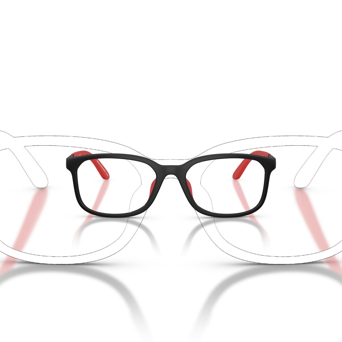 Emporio Armani EK3008U 49mm Child Pillow Eyeglasses Demo Lens Lens - thumbnail 2