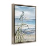 Stupell Industries Bird on Beach Shore Floating Frame Canvas Art - 2 of 4
