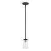 Livex Lighting Cityview 1 - Light Pendant in  Black/Brushed Nickel - 3 of 4