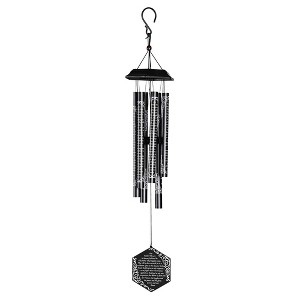 Dicksons Decorative Outdoor Wind Chime Ornament for Patio Porch 24 Inch Metal Faith Hope Love Bird - 1 of 1
