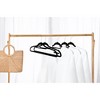 J&V Textiles 120 Pack - Premium Velvet Non-Slip Hanger with 360 Degree Rotatable Hook - 4 of 4