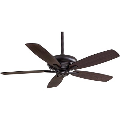 52" Minka Aire Vintage Indoor Ceiling Fan Kocoa Brown Maple Walnut Blades for Living Room Kitchen Bedroom Family Dining House Home