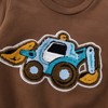 MyKids-USA Baby Boy Excavator Pattern Long Sleeve Quality Fashion Hoodie - 3 of 4
