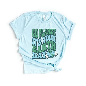 Simply Sage Market Women's Go Planet Short Sleeve Graphic Tee - 1 of 3