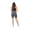 Women's The Christy - Charcoal Biker Shorts - Julia Rose - 3 of 4