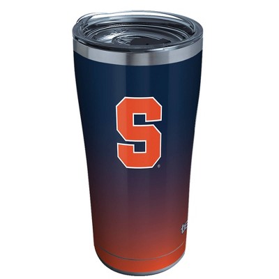 NCAA Syracuse Orange 20oz Ombre Stainless Steel Tumbler with Lid