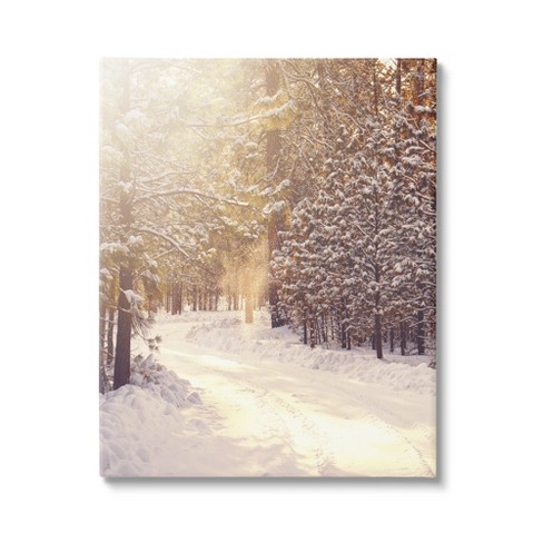 Snowy Path Canvas & Sign Painting