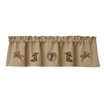 Park Designs Western Embroidered Lined Valance