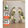 VEVOR Plant Stand Indoor with Grow Lights, 63 in Tall 6-Tiered Lighted Plant Shelf,2 Pack Metal Corner Plants Holder, 3 Timer & 10 Brightness, Black - 3 of 4