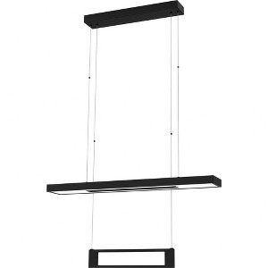 Quoizel Lighting Sylvanus 1 - Light Pendant in  Matte Black - 1 of 4