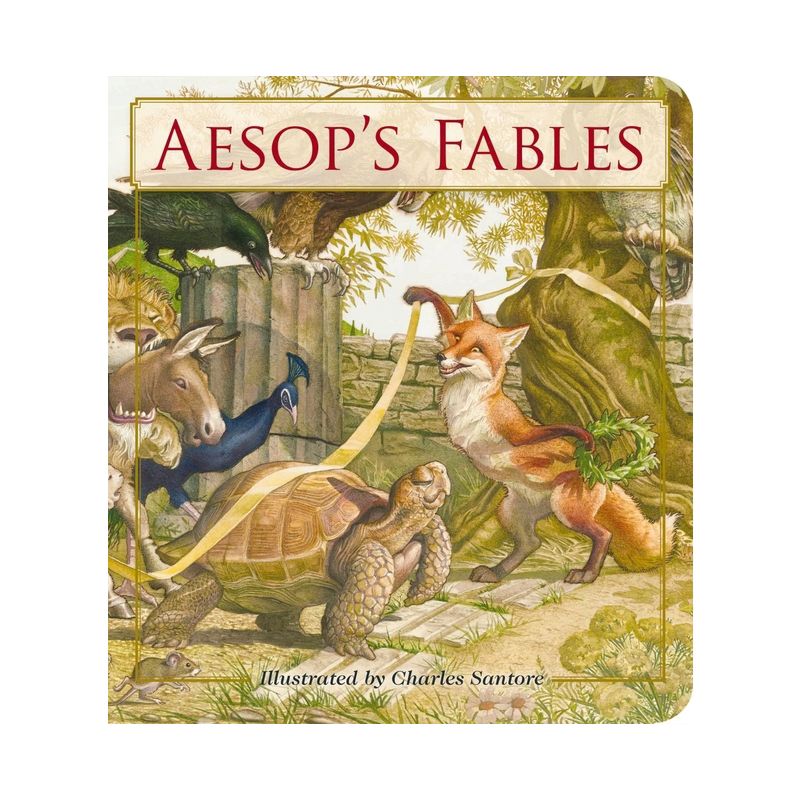 Aesop's Fables Oversized Padded Board Book - (Oversized Padded Board Books), 1 of 2