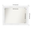 Amanti Art Luxe Non-Beveled Framed Bathroom Vanity Wall Mirror - 3 of 4