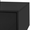 LIVAREEmlen Modern High Glossy Rectangle Coffee Table, Stylish Table with Storage Space, Accent Furniture with 16 Color LED Lights for Living Room - 3 of 4