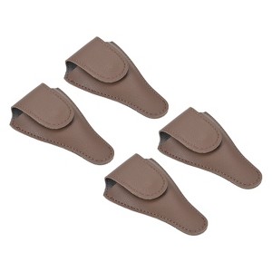 Unique Bargains PU Leather Nail Scissor Protective Cover Small Pointed Nipper Scissor Sheaths 4.5"x2.6" - 1 of 4