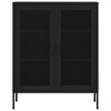 VidaXL Storage Cabinet Black 31.5"x13.8"x40" Steel - 3 of 4