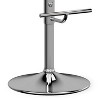 Sapphtopaz Adjustable Bar Stools with Bentwood Backrest, Modern High Chair with Footrest, Counter Height Bar Stools for Kitchen Island - 3 of 4