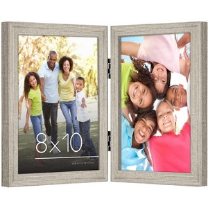 Americanflat Hinged Picture Frame with shatter-resistant glass - Available in a variety of sizes and styles - 1 of 4