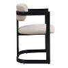 PAGED Modern Style Dining Chairs Set of 2 Upholstered Dining Room Chairs Versatile Armchairs with Metal Frame for Dining Room, Kitchen - 4 of 4