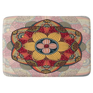 Valentina Ramos In The Garden Cushion Bath Rug Pink - Deny Designs: Microfiber Bathroom Mat, Botanical Design, 21x34 Inch - 1 of 4