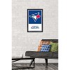Trends International MLB Toronto Blue Jays - Logo 22 Framed Wall Poster Prints - 2 of 4