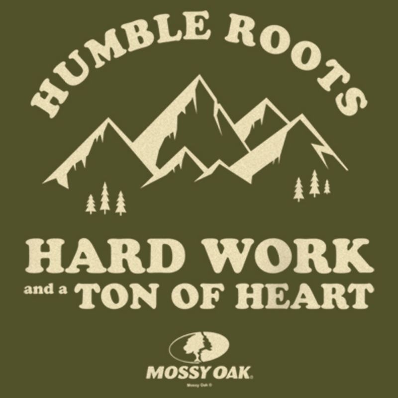 Junior's Mossy Oak Humble Roots Hard Work and a Ton of Heart Racerback Tank Top, 2 of 5
