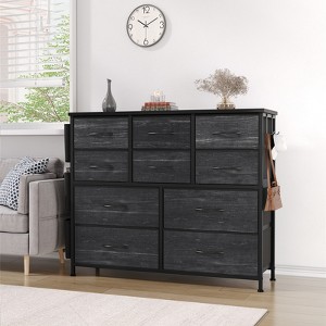 10 Drawers Dresser for Bedroom,Fabric Storage Drawer with Hooks and Side Pockets - 1 of 4