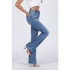 Women's Misunderstood High-Rise Button Down Bootcut Denim Jeans - RISEN - 2 of 4