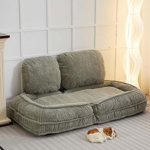 Human Dog Bed Adjustable Position Dog Bed For Humans & Dog, 69.29"x34.65"x33.07" Multifunctional Foldable Human Size Dog Bed For Bedroom Living Room - 1 of 4