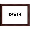 PosterPalooza | Distressed Brown Picture Frame - UV Acrylic, Backing Board, Hanging Hardware Included - 2 of 4