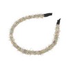 Unique Bargains Women's Gold Thread Yarn Headband 1 Pc - 4 of 4