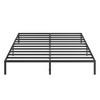 NicBex Full/King Metal Platform Bed Frame,Under Bed Storage,Mattress Foundation with Steel Slat Support,No Box Spring Needed,Easy Assembly,Black - 3 of 4