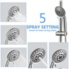 ONWITH Shower Head with Handheld Shower System with 8" Rain Shower Head - 4 of 4
