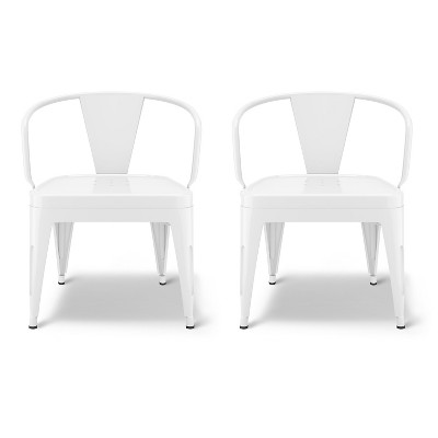 Industrial Kids Activity Chair White Set of 2 Pillowfort