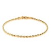 RMZ GOLD NYC 18k Gold Plated Braided Rope Anklet - 2 of 2