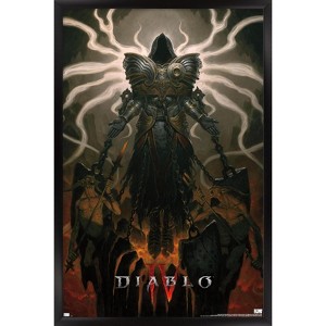 Trends International Diablo 4 - Inarius Key Art Framed Wall Poster Prints - 1 of 4