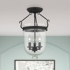 Livex Lighting Jefferson 3 - Light Flush Mount in  Black - 2 of 4